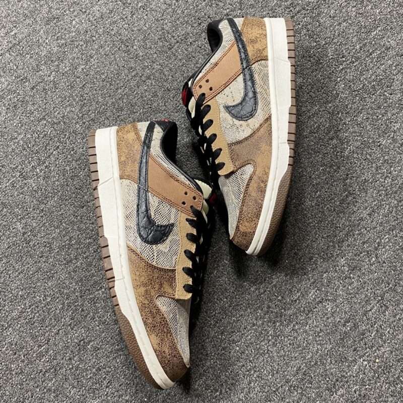 Kickswho Nike Dunk Low Premium CO.JP Brown Snakeskin FJ5434-120 - Image 6