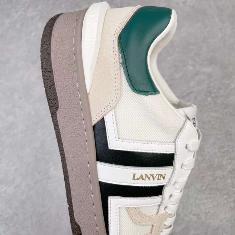 Kickswho LANVIN Sneakers White Black Green - Image 6
