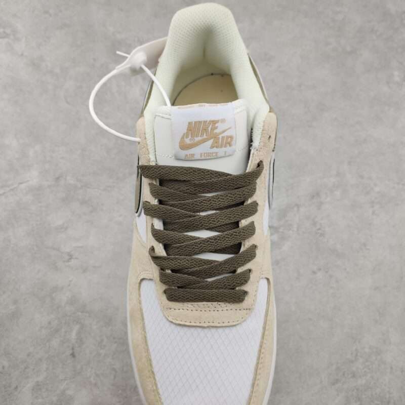 Kickswho Nike Air Force 1 07 Low White Light Brown Chocolate - Image 6
