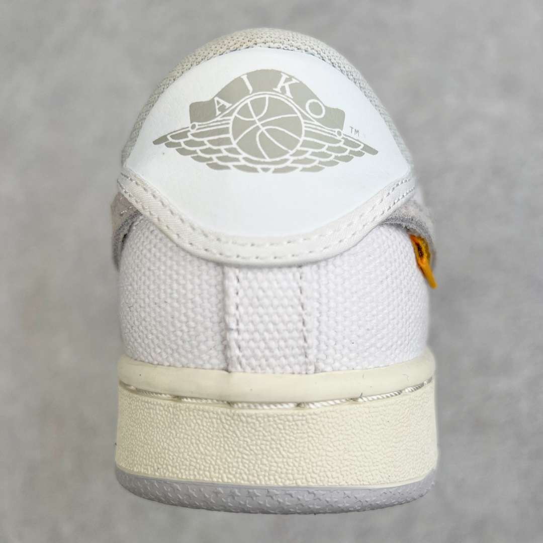 KICKWHO Union LA x Air Jordan 1 Low KO Canvas White DO8912-101 - Image 7