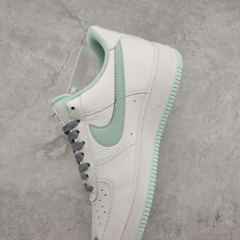 Kickswho Nike Air Force 1 07 Low Light Blue White Grey - Image 7