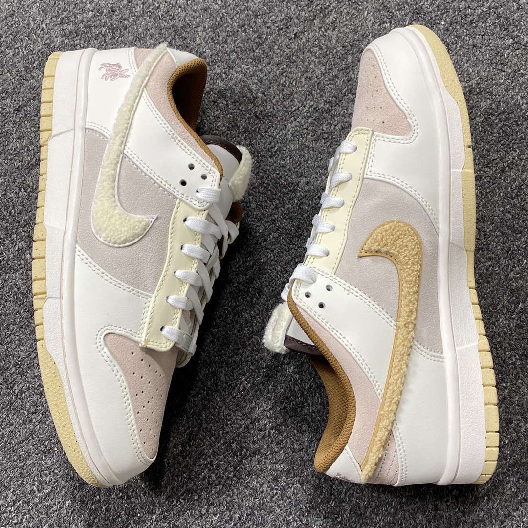 Kickswho Nike Dunk Low Retro PRM Year of the Rabbit Fossil Stone - Image 7