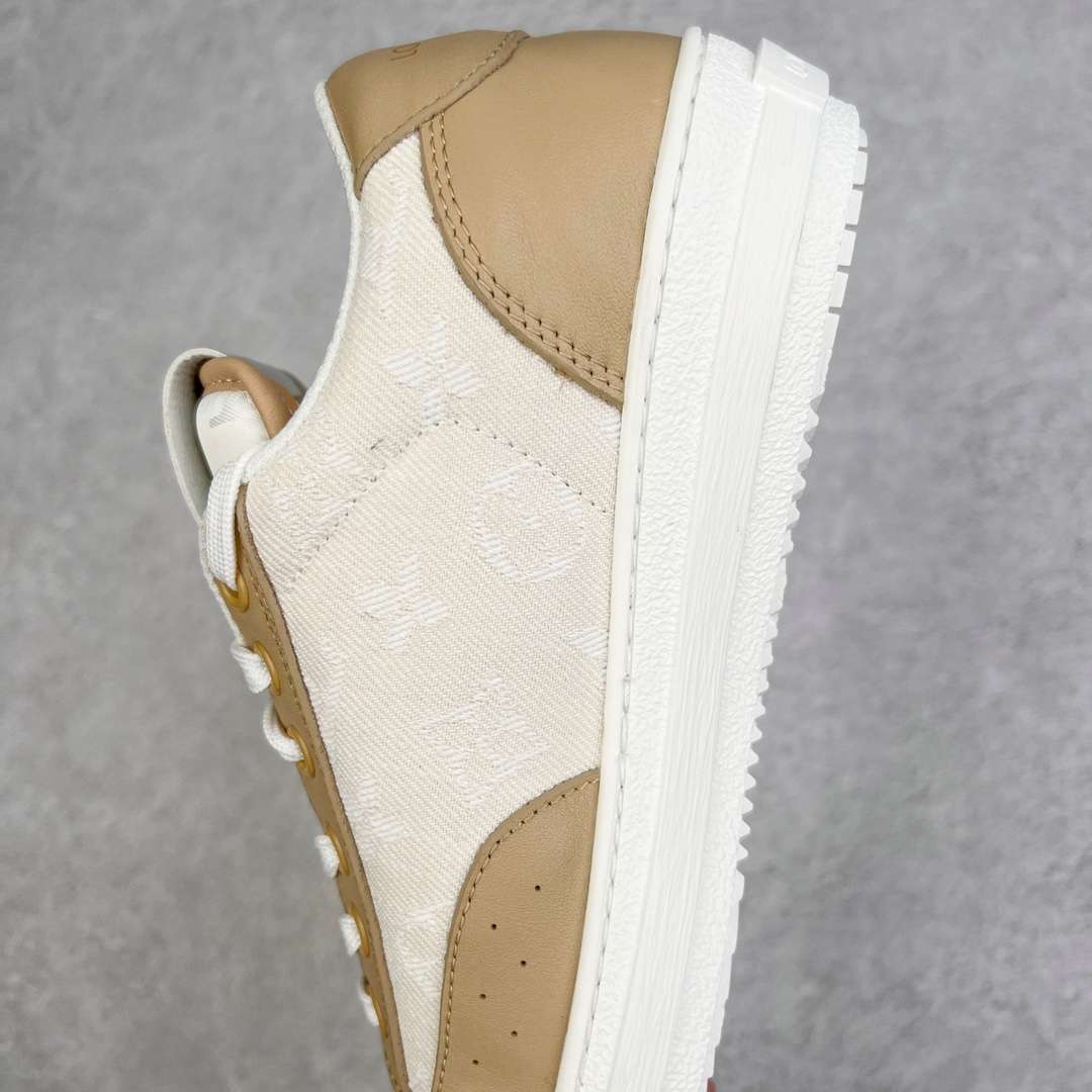 KICKWHO Louis Vuitton Time Out Low Sneakers Light Brown - Image 7