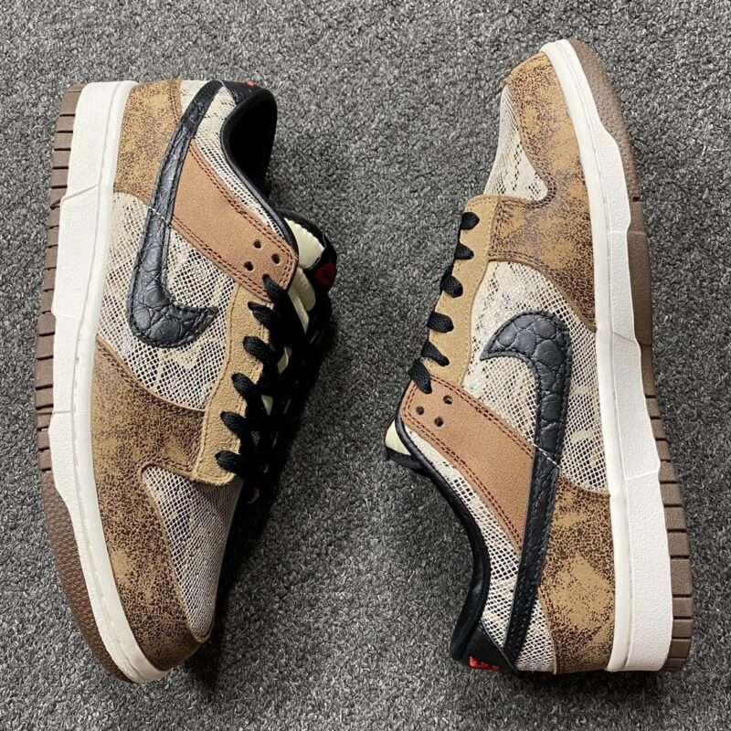 Kickswho Nike Dunk Low Premium CO.JP Brown Snakeskin FJ5434-120 - Image 7