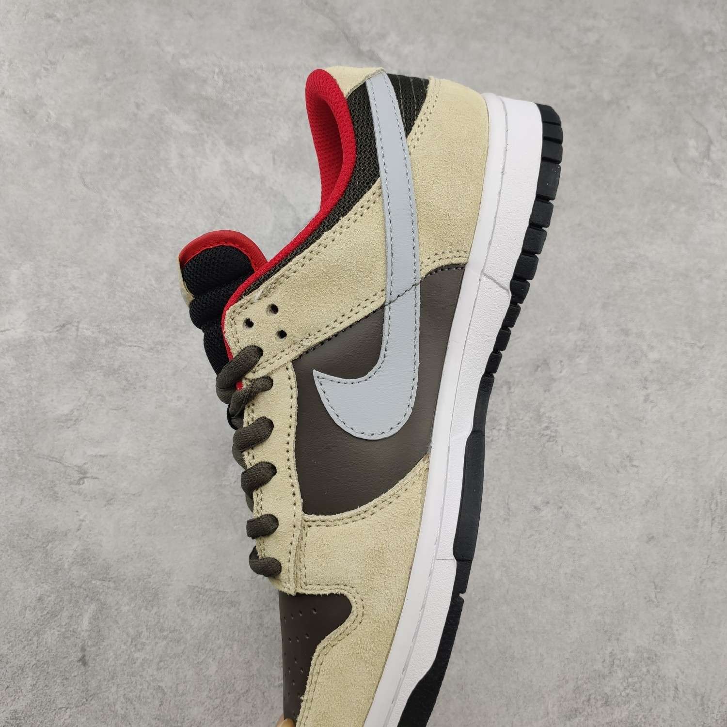 Kickswho Nike SB Dunk Low Dark Chocolate Linen - Image 7