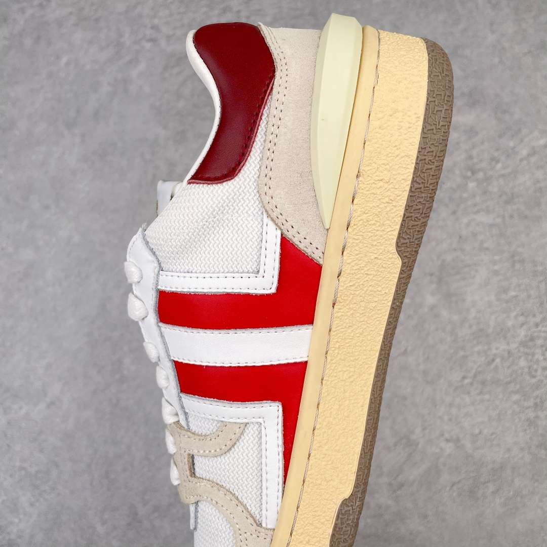 Kickswho LANVIN Sneakers White Red Grey - Image 7