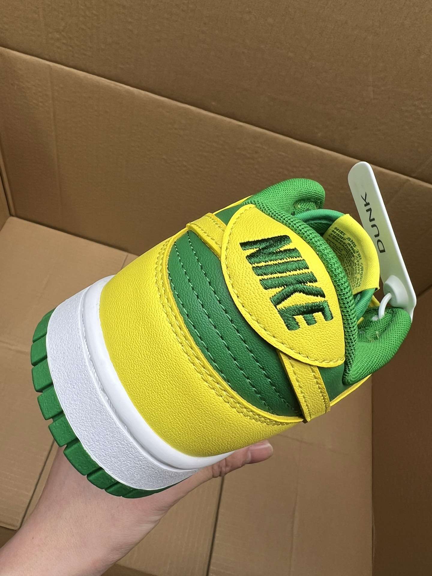 Kickswho Nike Dunk Low “Reverse Brazil” Sneakers "DV0833-300" - Image 7