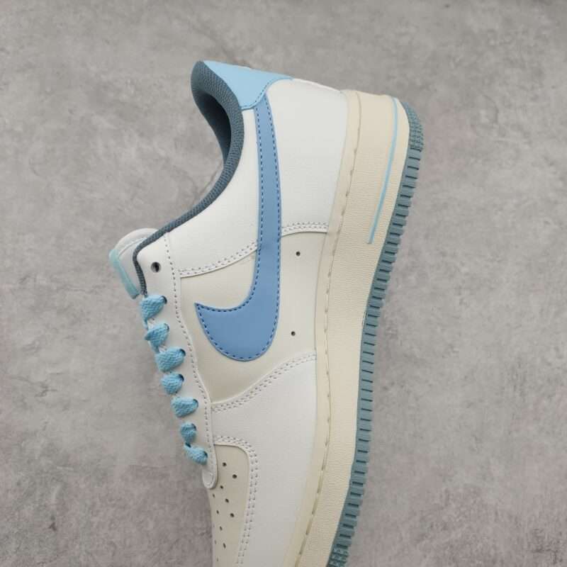 Kickswho Nike Air Force 1 07 Low Beige Light Blue - Image 8