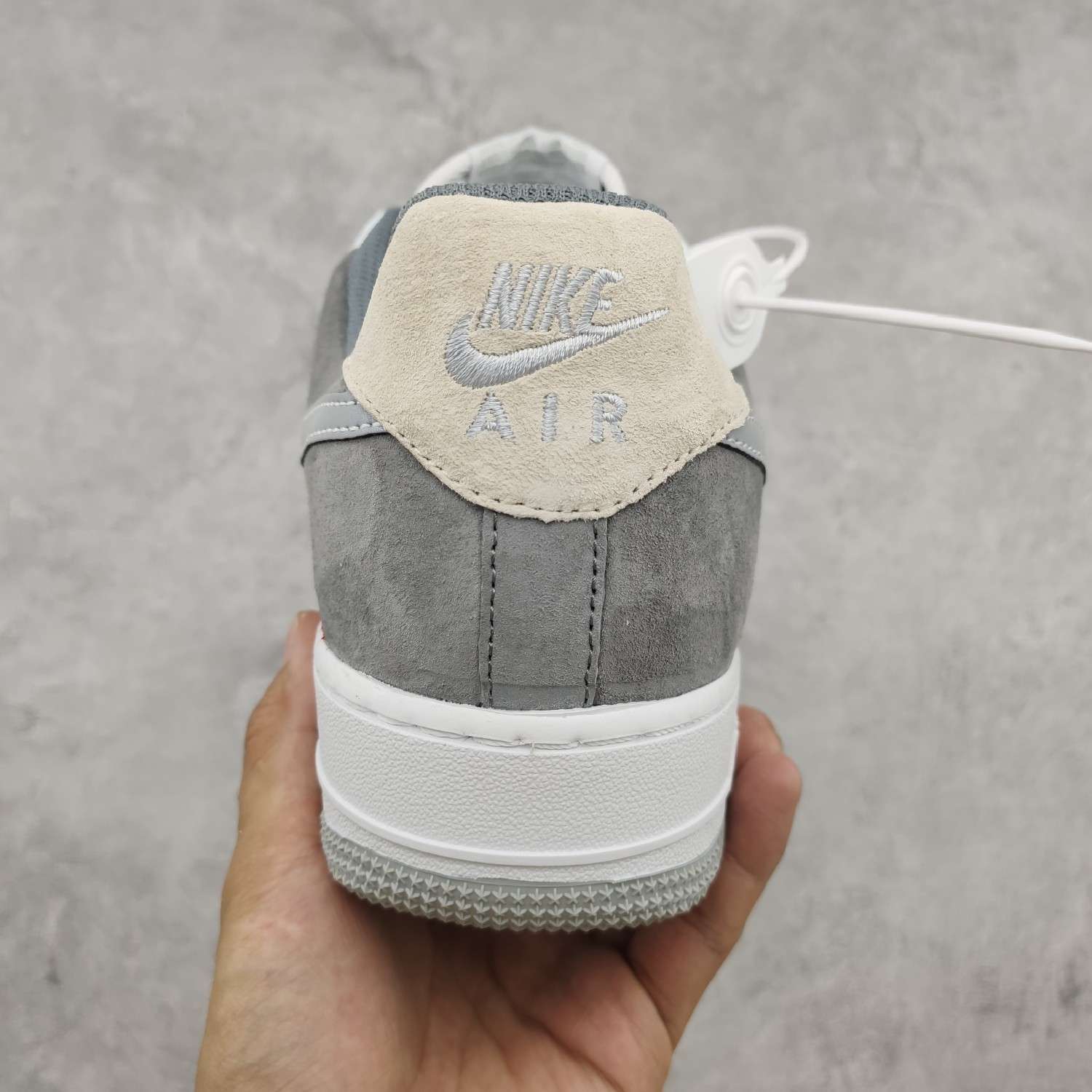 Kickswho Nike Air Force 1 Low Dark Grey White Light Grey - Image 8