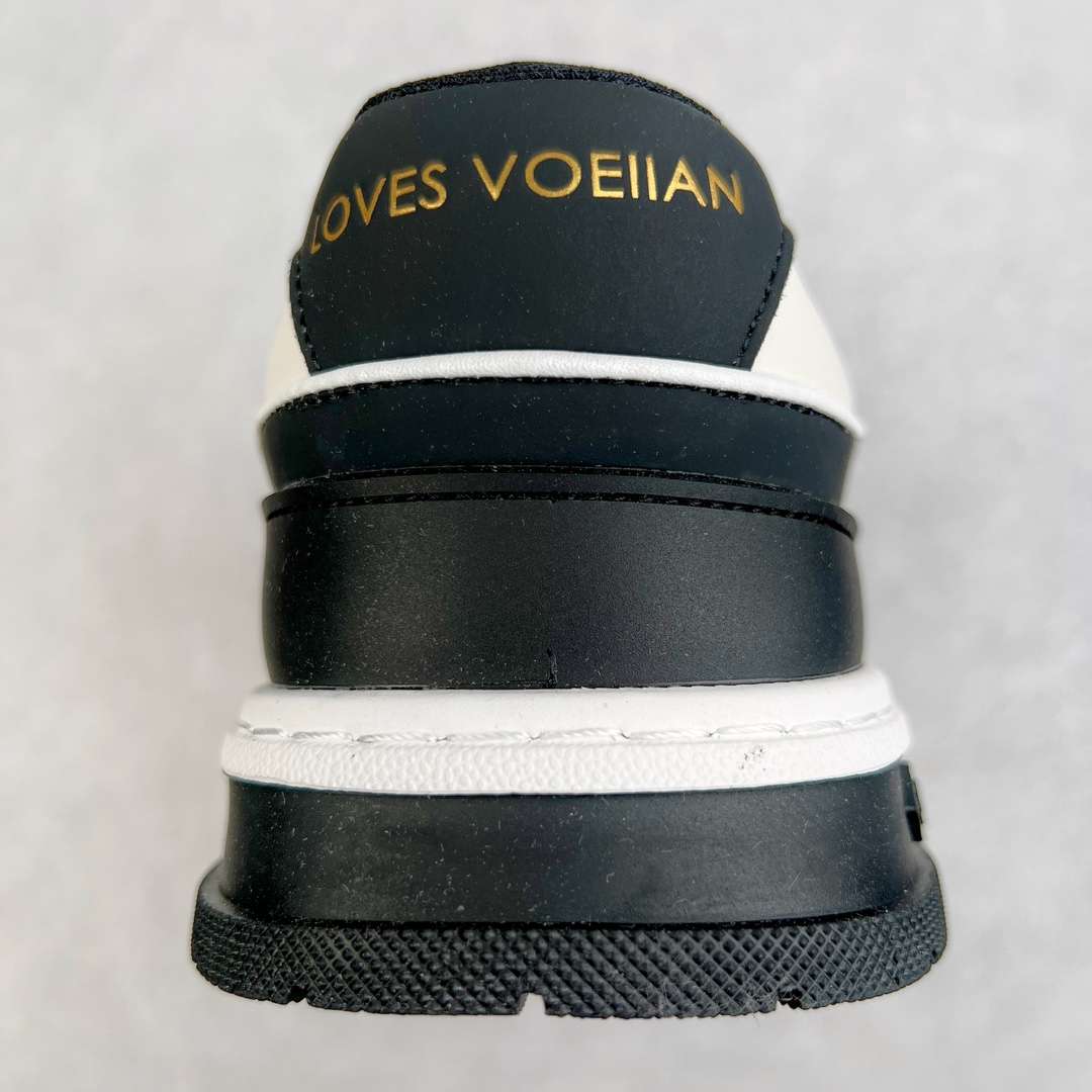 KICKWHO Louis Vuitton 23ss Trainer Sneakers Black White - Image 8
