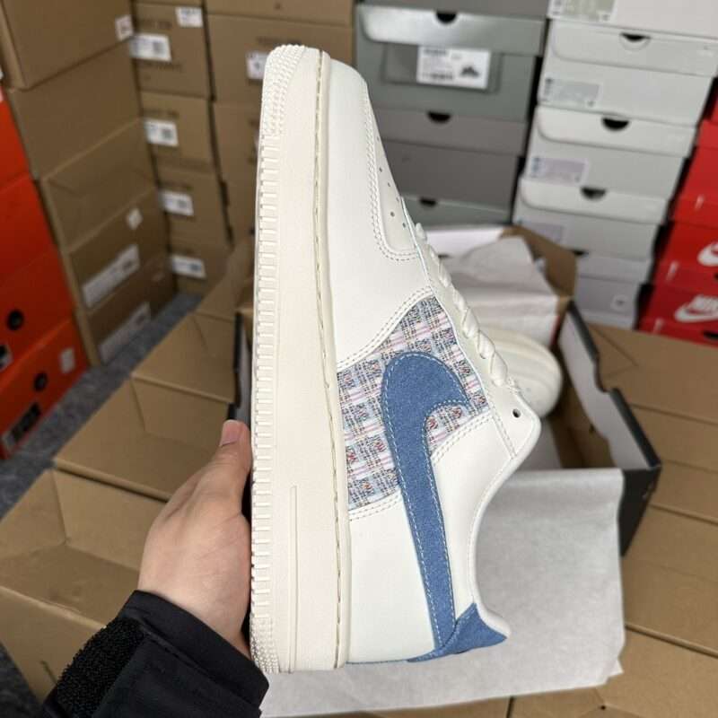 Kickswho Nike Air Force 1  Denim Swooshes - Image 8