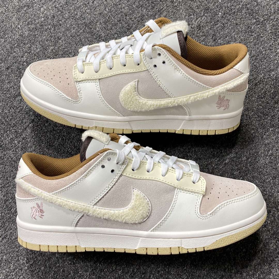 Kickswho Nike Dunk Low Retro PRM Year of the Rabbit Fossil Stone - Image 8