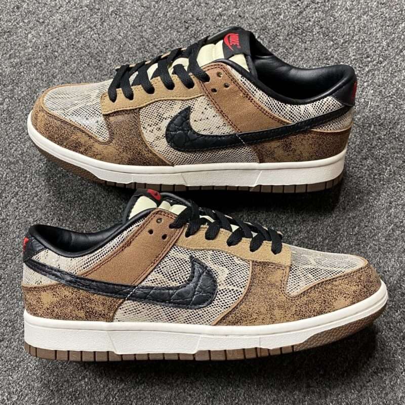 Kickswho Nike Dunk Low Premium CO.JP Brown Snakeskin FJ5434-120 - Image 8