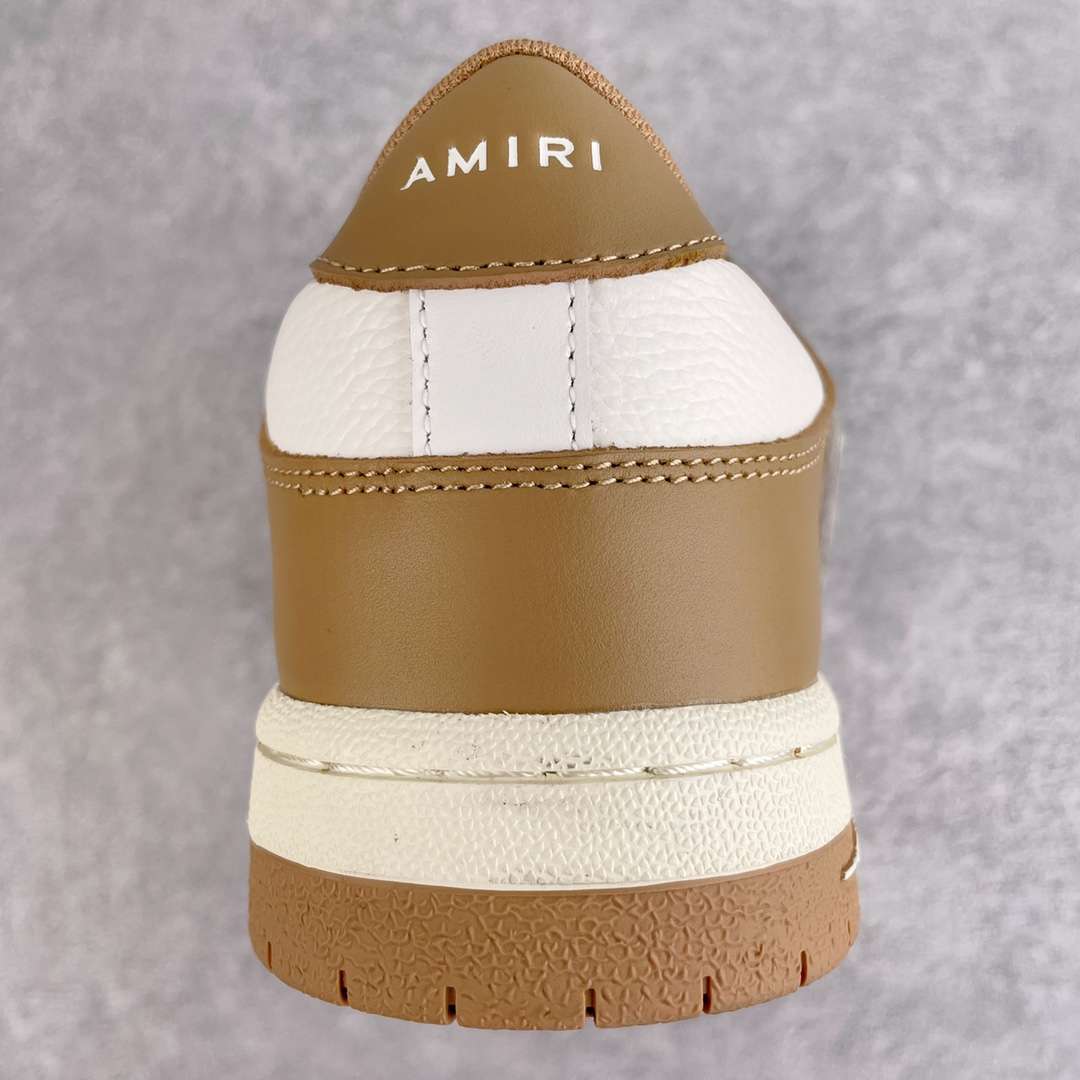 KICKWHO AMIRI Brown And White Low Skel Top Sneaker - Image 8