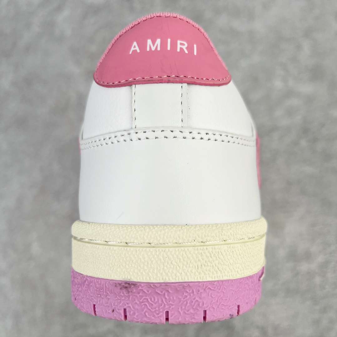KICKWHO AMIRI White And Pink Low Skel Top Sneaker - Image 8