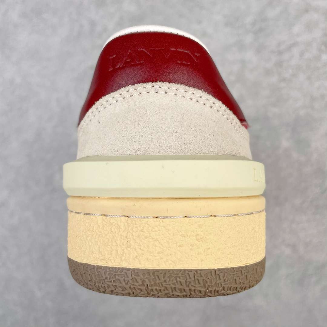 Kickswho LANVIN Sneakers White Red Grey - Image 8