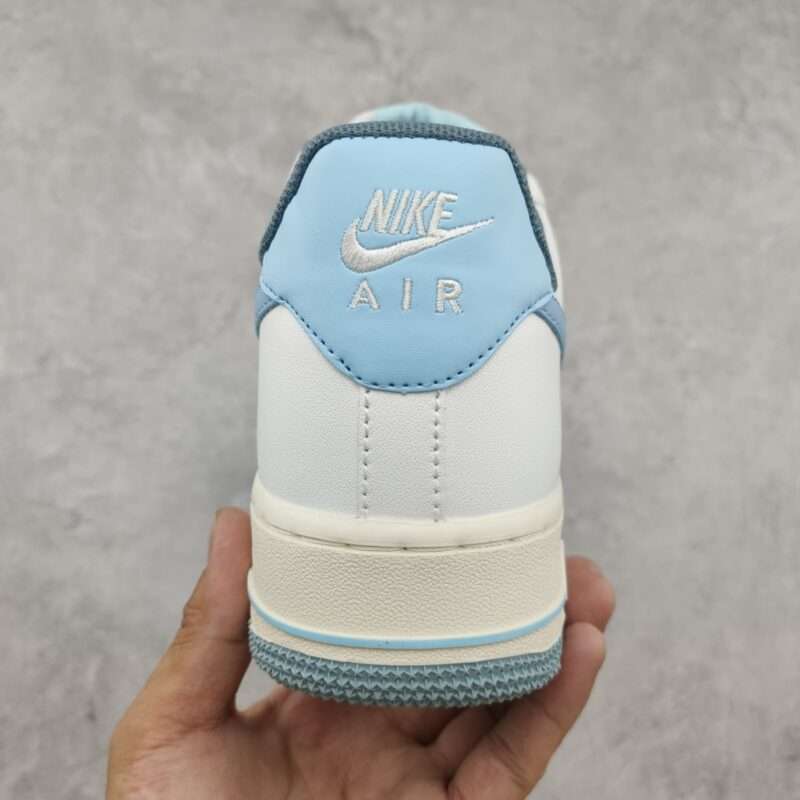 Kickswho Nike Air Force 1 07 Low Beige Light Blue - Image 2