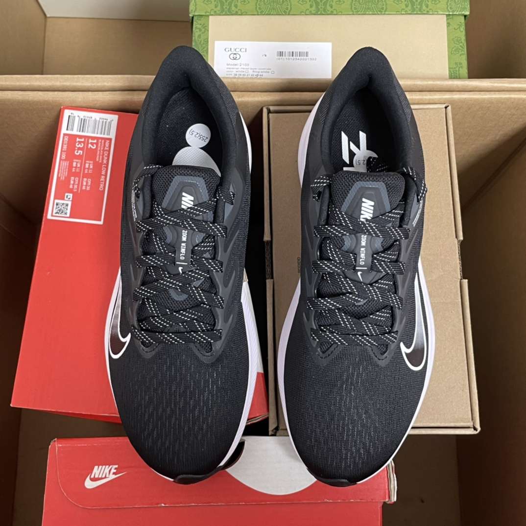 KICKWHO Nike Zoom Winflo 7 Black Anthracite - Image 9