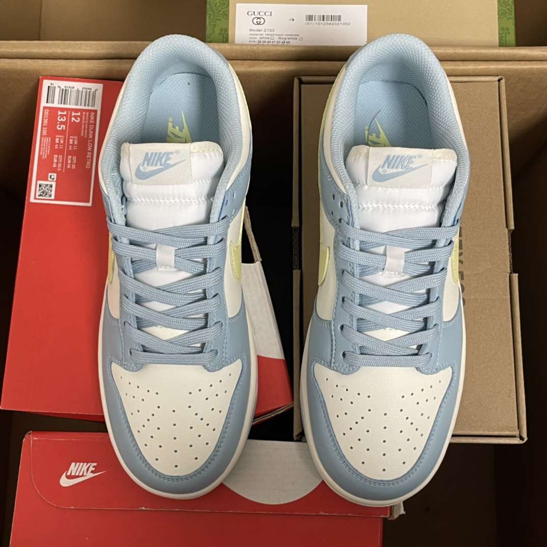 Kickswho Nike Dunk Low Ocean Bliss Citron Tint - Image 9