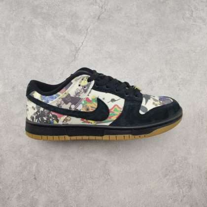 KICKWHO Supreme x Nike SB Dunk Low "Rammellzee" FD8778 001
