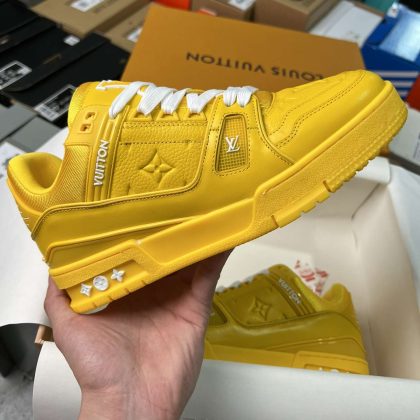 KICKWHO Louis Vuitton 23SS Monogram Trainer Sneaker Yellow 1AARG5