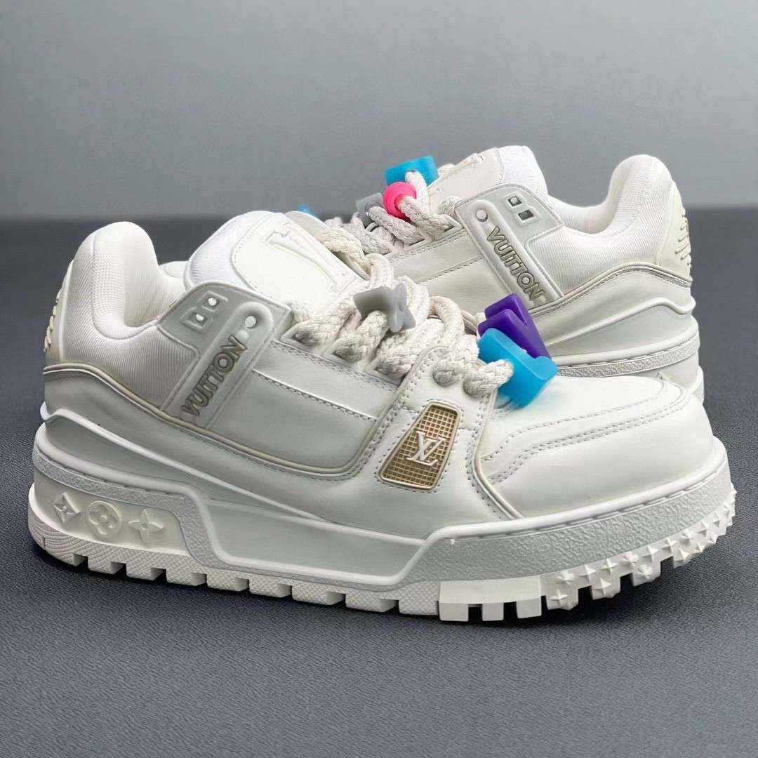 KICKWHO LV 23SS Trainer Maxi Sneakers White 1AB8PK Men Shoes - Image 2