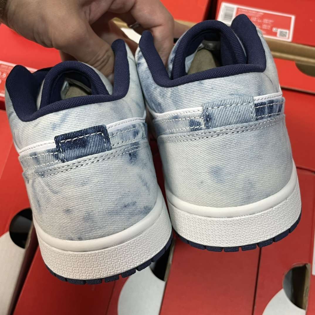 Kickswho Nike Air Jordan 1 Low Washed Denim - Image 9