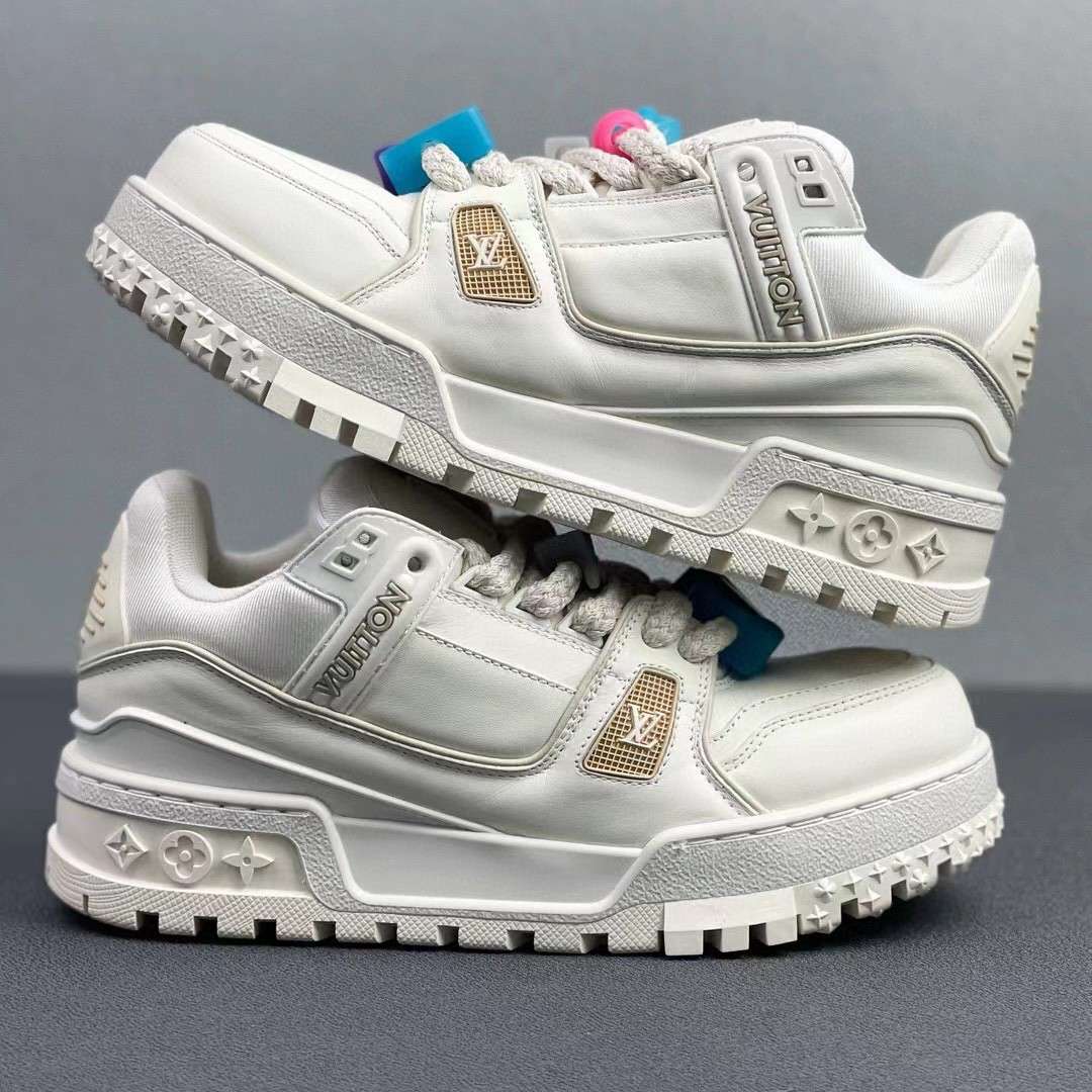 KICKWHO LV 23SS Trainer Maxi Sneakers White 1AB8PK Men Shoes - Image 5