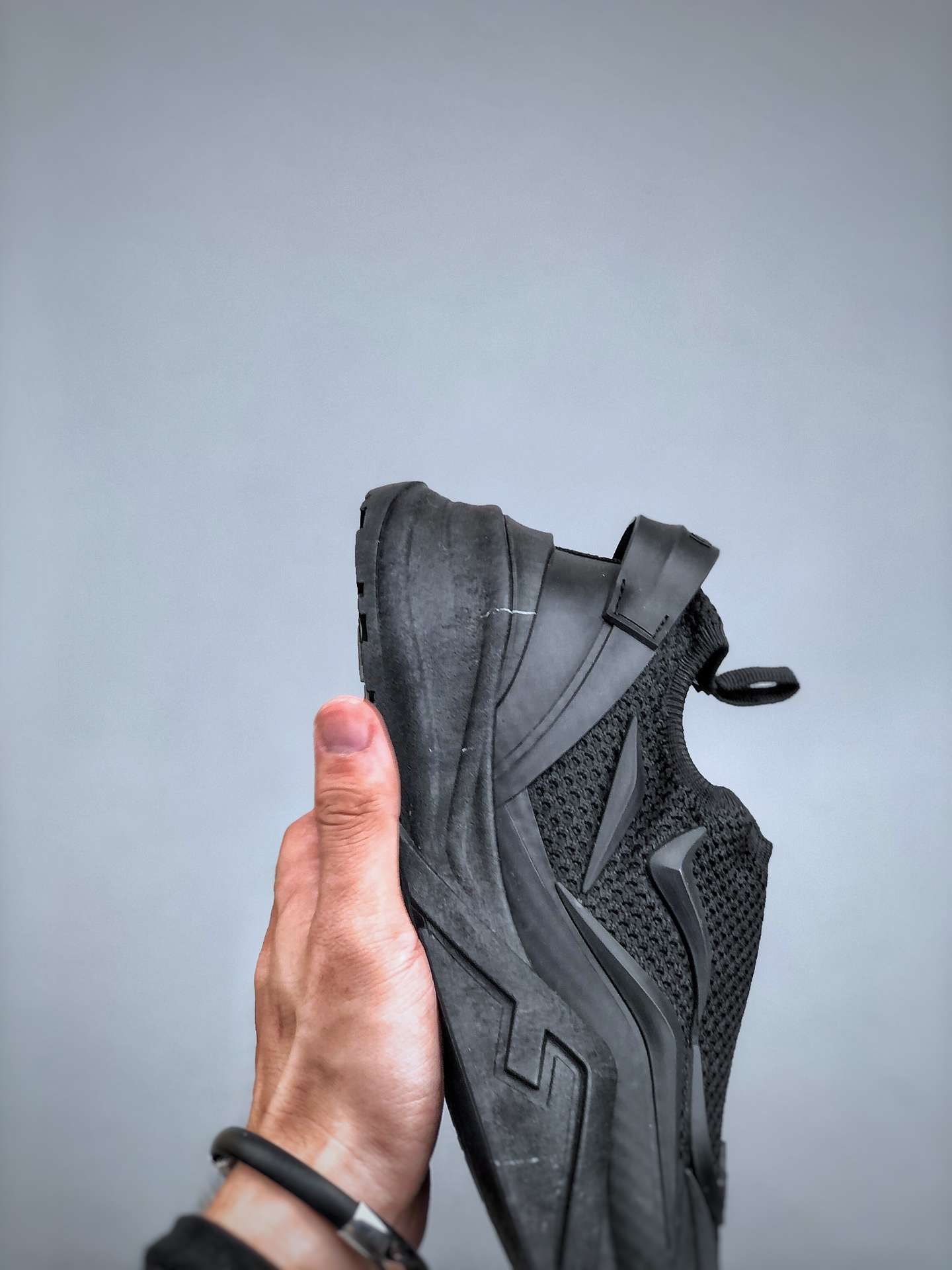 KICKWHO Fendi Flow Black Mesh Running Sneakers - Image 6