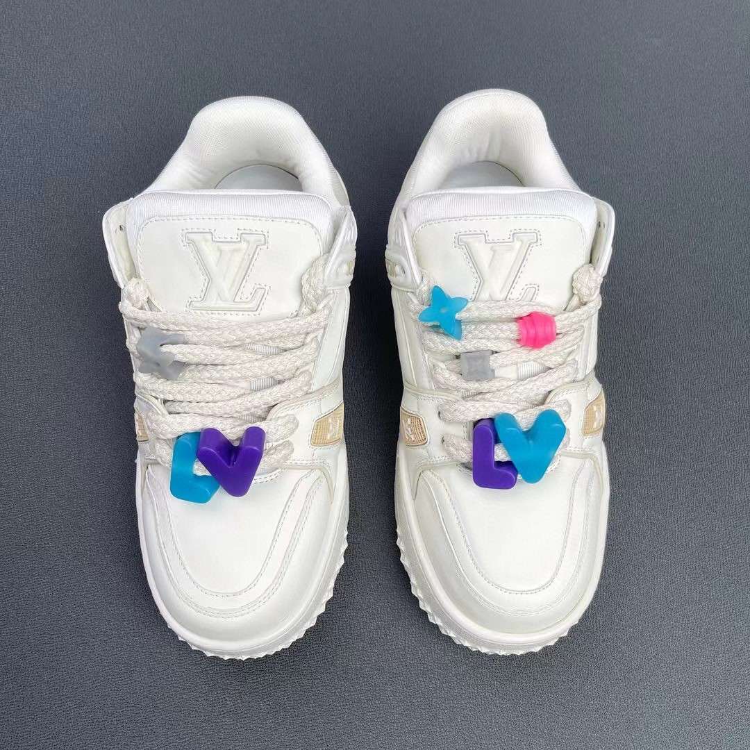 KICKWHO LV 23SS Trainer Maxi Sneakers White 1AB8PK Men Shoes - Image 8