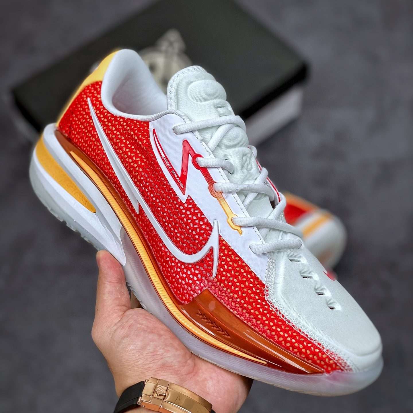 KICKWHO Nike Air Zoom GT Cut University Red White Yellow