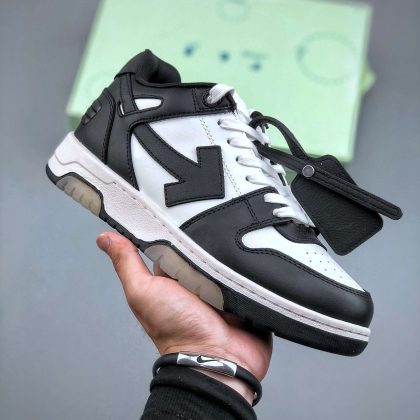 Kickswho Off-White Out Of Office Low-top Sneakers"OOO" White Black White
