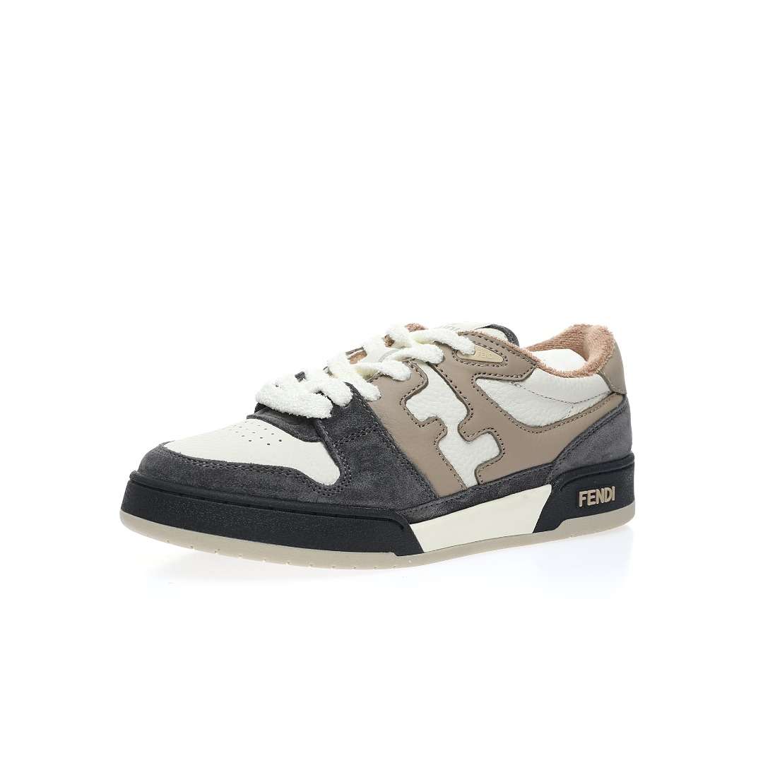 KICKWHO Fendi Match Low Top Grey - Image 2