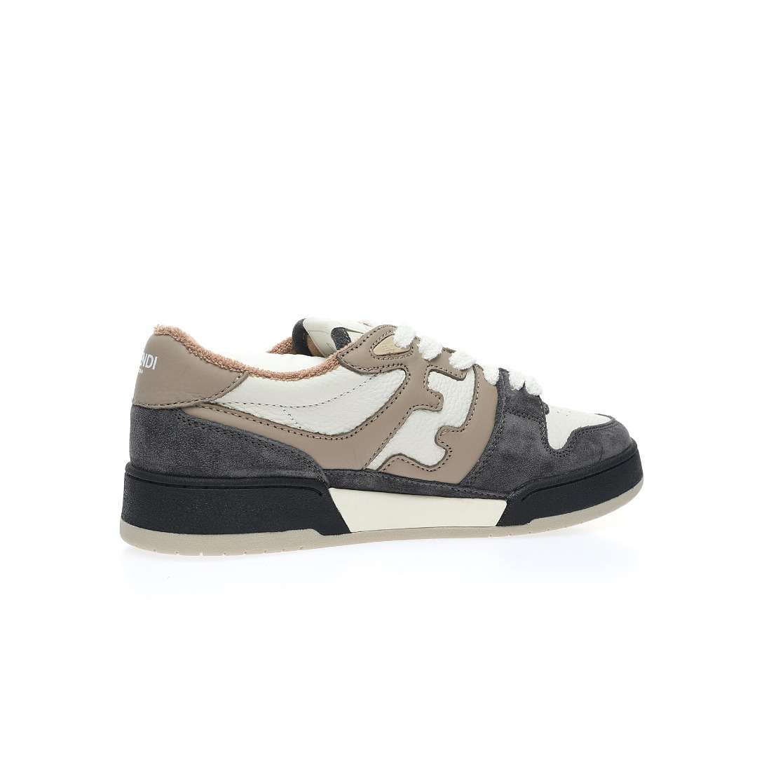 KICKWHO Fendi Match Low Top Grey - Image 3