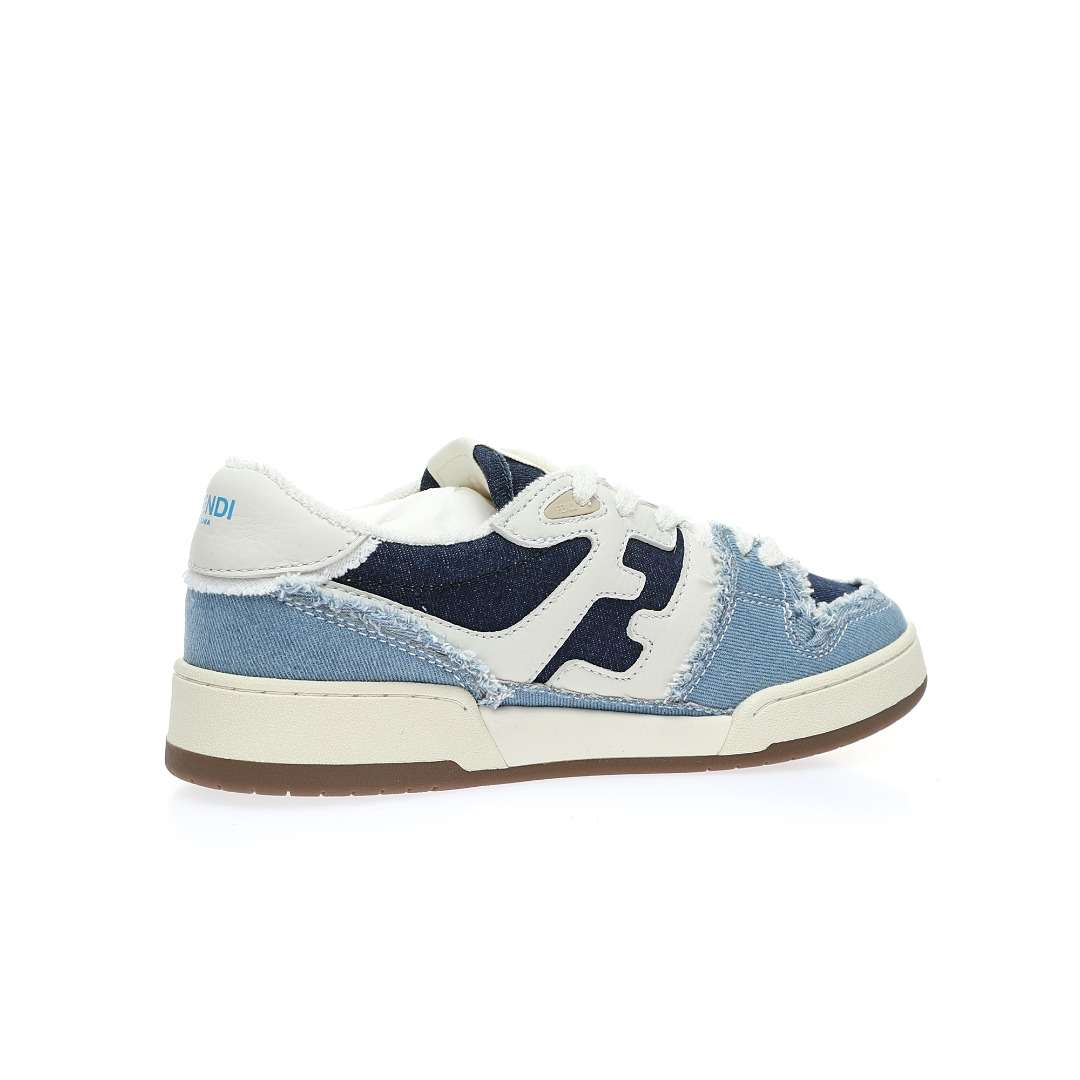 KICKWHO Fendi Match Low Top Blue - Image 3