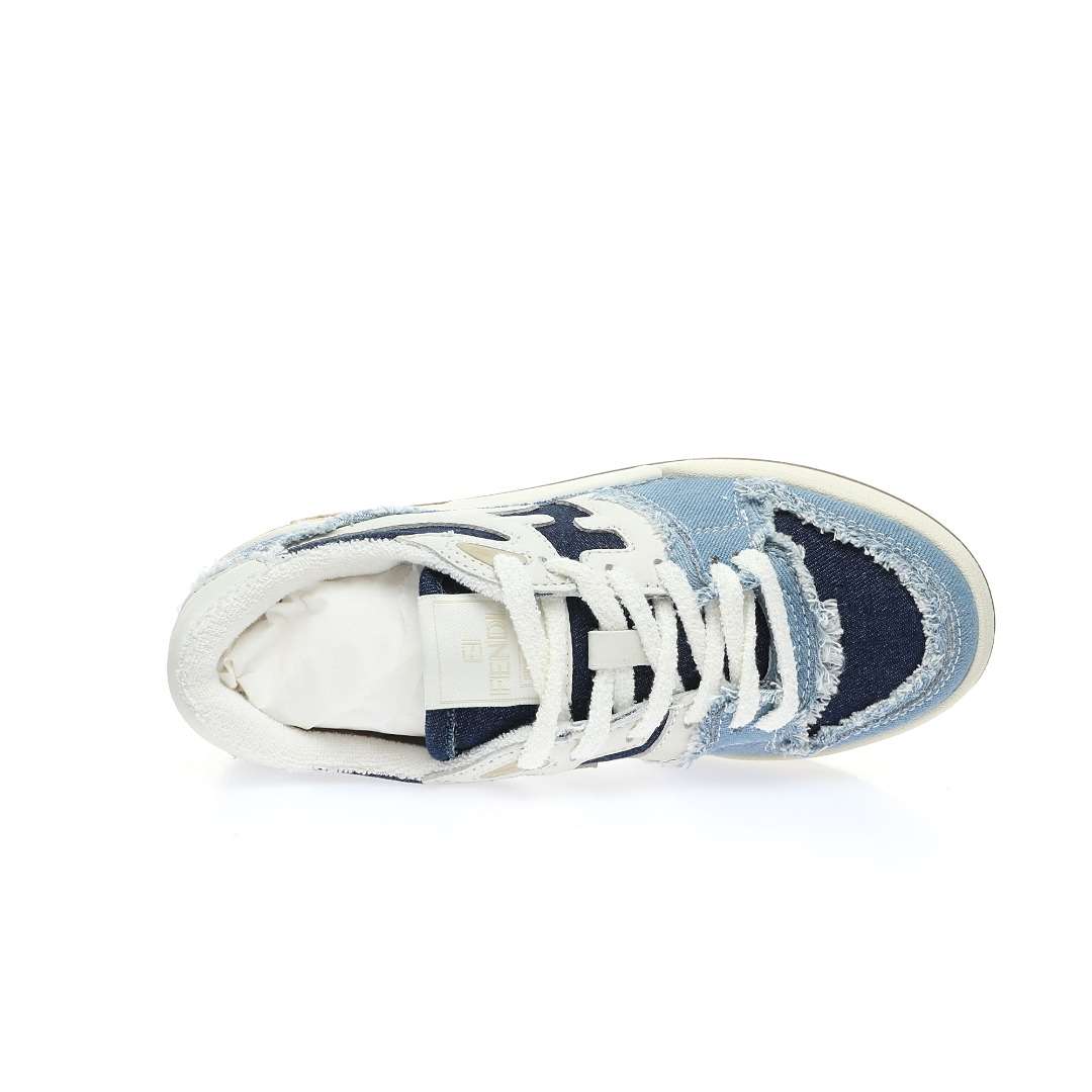 KICKWHO Fendi Match Low Top Blue - Image 4