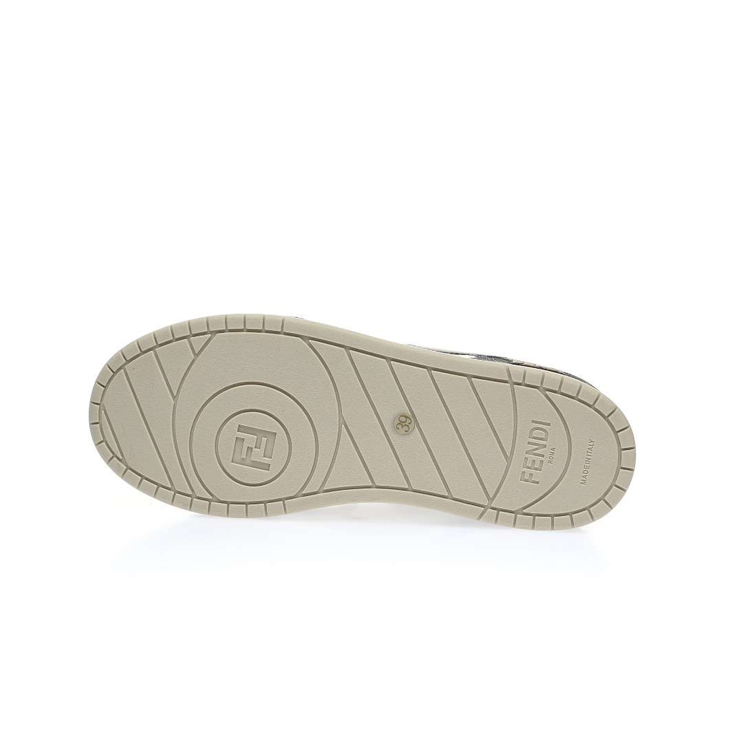 KICKWHO Fendi Match Low Top Grey - Image 5