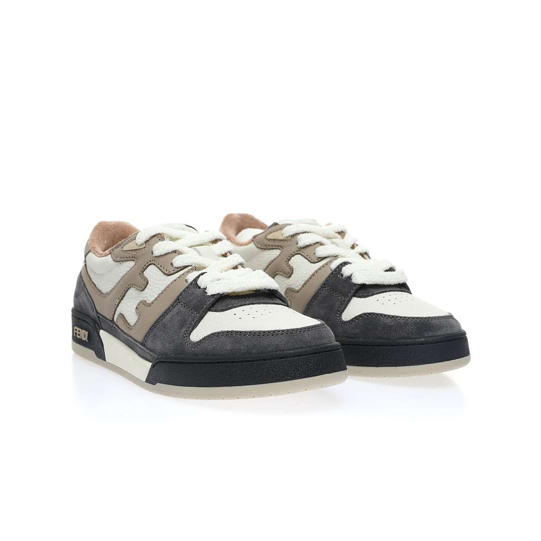 KICKWHO Fendi Match Low Top Grey - Image 6