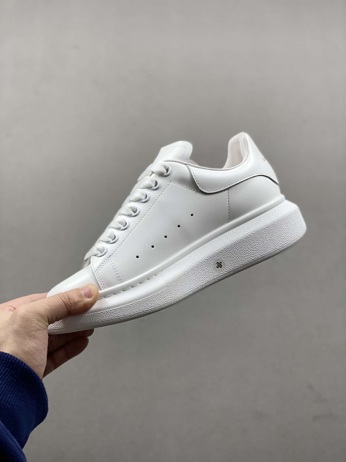 KICKWHO Alexander McQueen Oversized Sneakers White - Image 6
