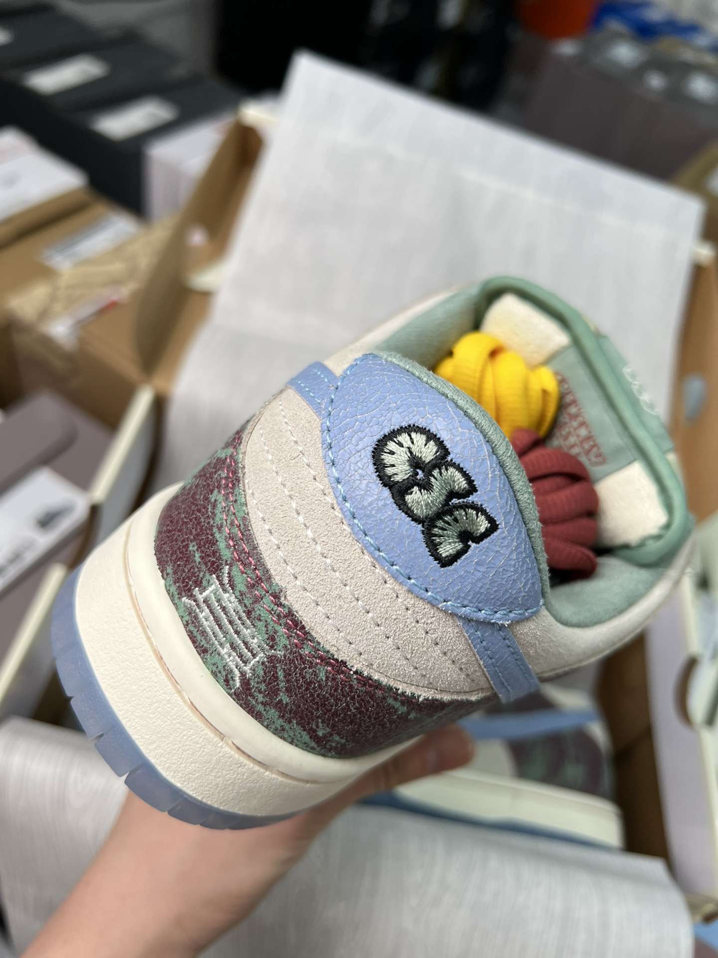 Kickswho Nike SB Dunk Low Crenshaw Skate Club FN4193-100 - Image 6