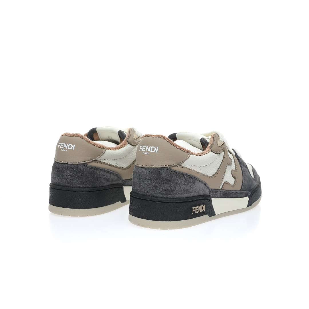 KICKWHO Fendi Match Low Top Grey - Image 7