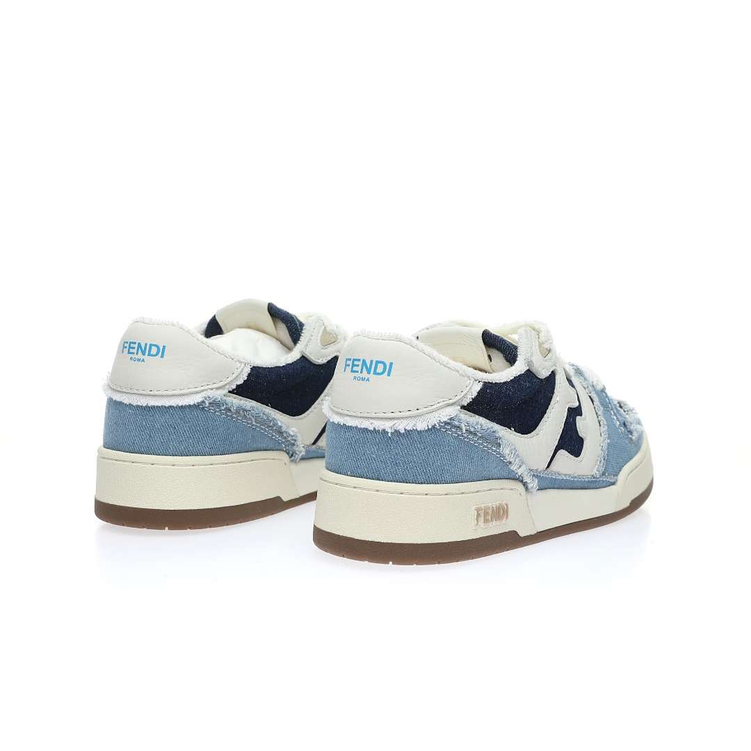 KICKWHO Fendi Match Low Top Blue - Image 7