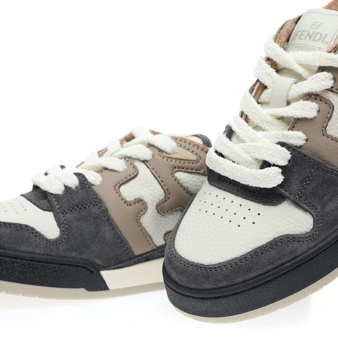 KICKWHO Fendi Match Low Top Grey - Image 8