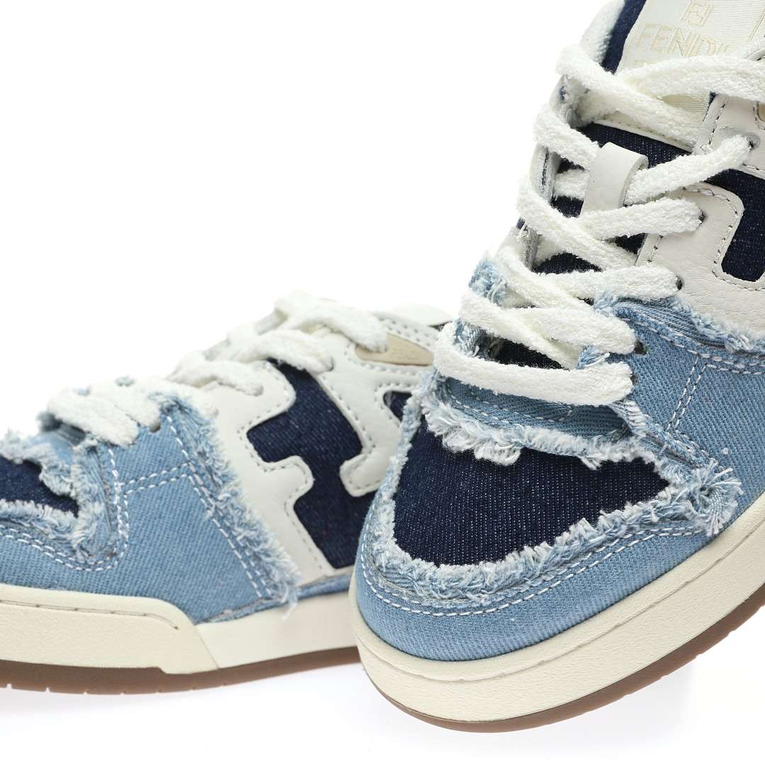 KICKWHO Fendi Match Low Top Blue - Image 8