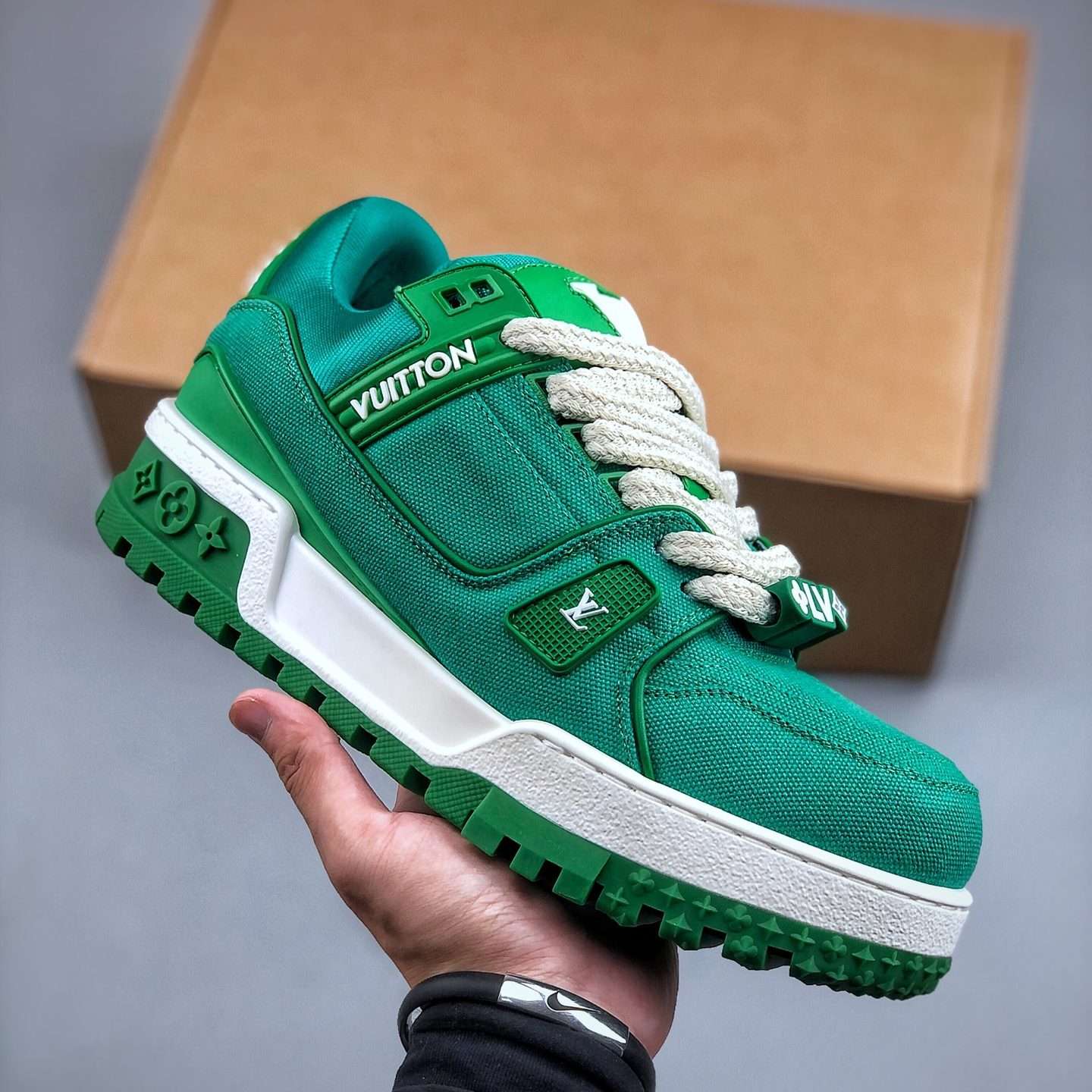 KICKWHO Louis Vuitton Trainer Maxi Low Sneaker