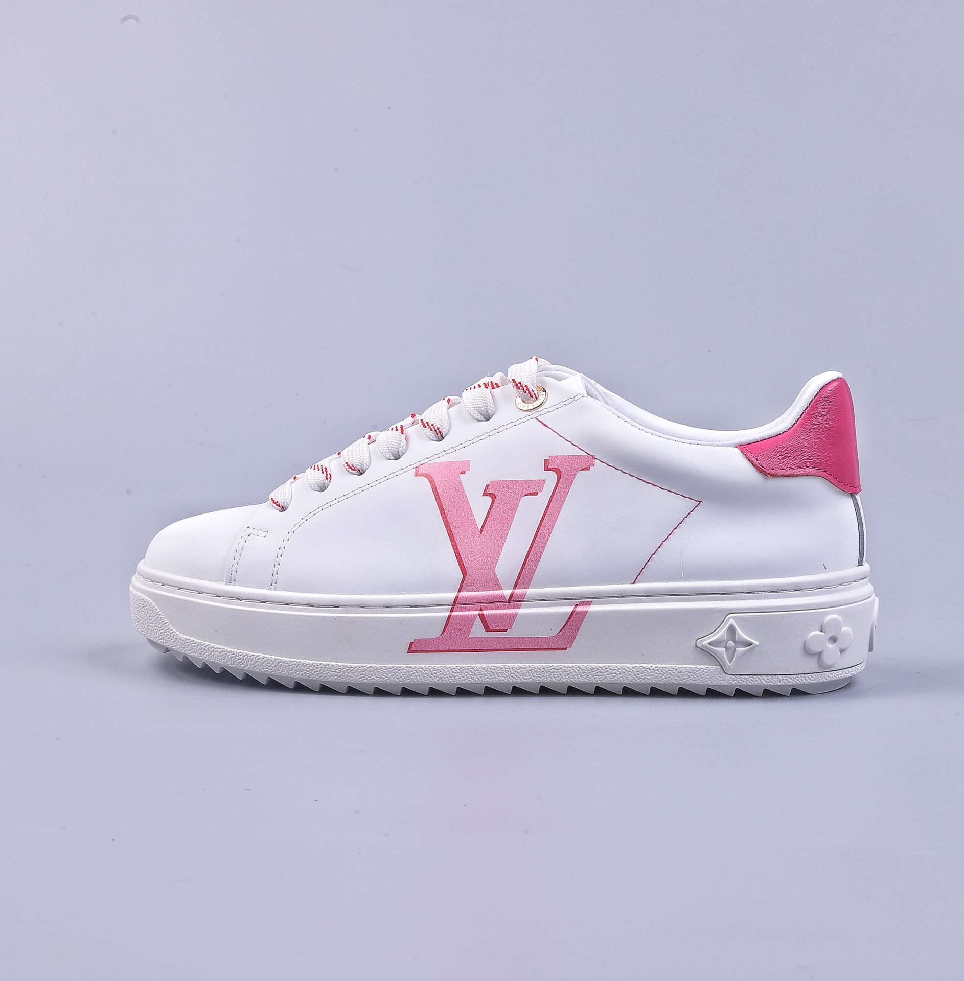 KICKWHO Louis Vuitton Trainer Time Out Sneakers Pink