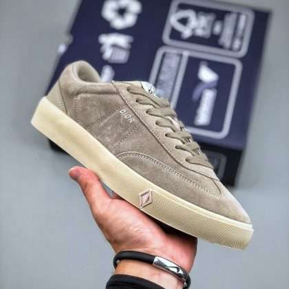 KICKWHO Dior B101 SNEAKER Greige Nubuck Calfskin