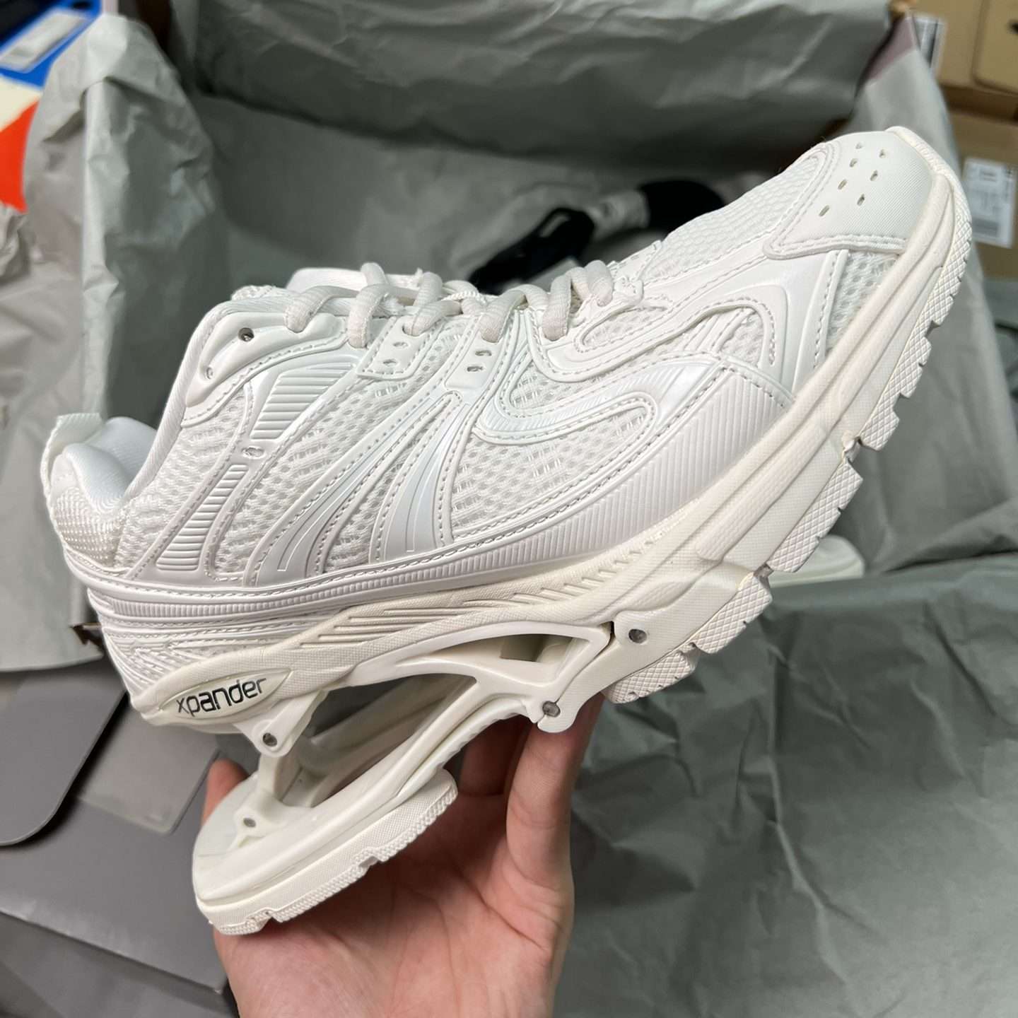 Kickswho BALENCIAGA X-Pander Sneakers White