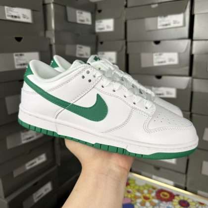 KICKWHO Nike Dunk Low White Green Noise