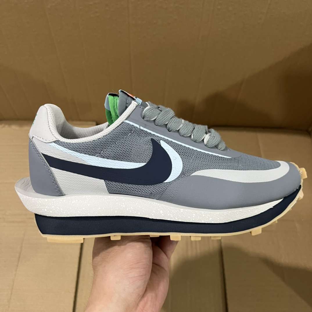 KICKWHO Nike LD Waffle sacai CLOT Kiss of Death 2 Cool Grey DH3114-001